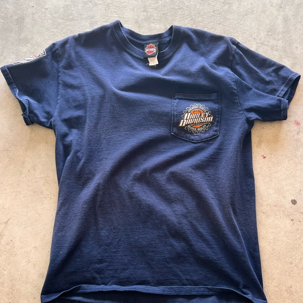 Harley-Davidson Navy Blue Men's T-Shirt